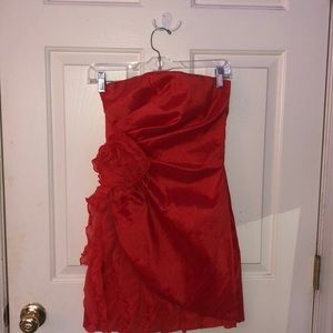 Orange formal dress